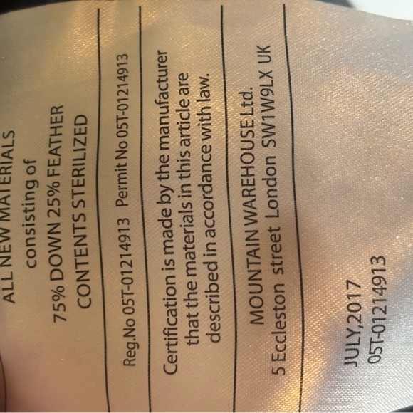 Mountain Warehouse Extreme Down Puffer Jacket – Women’s Size US 6 (75% Down) - Picture 5 of 6